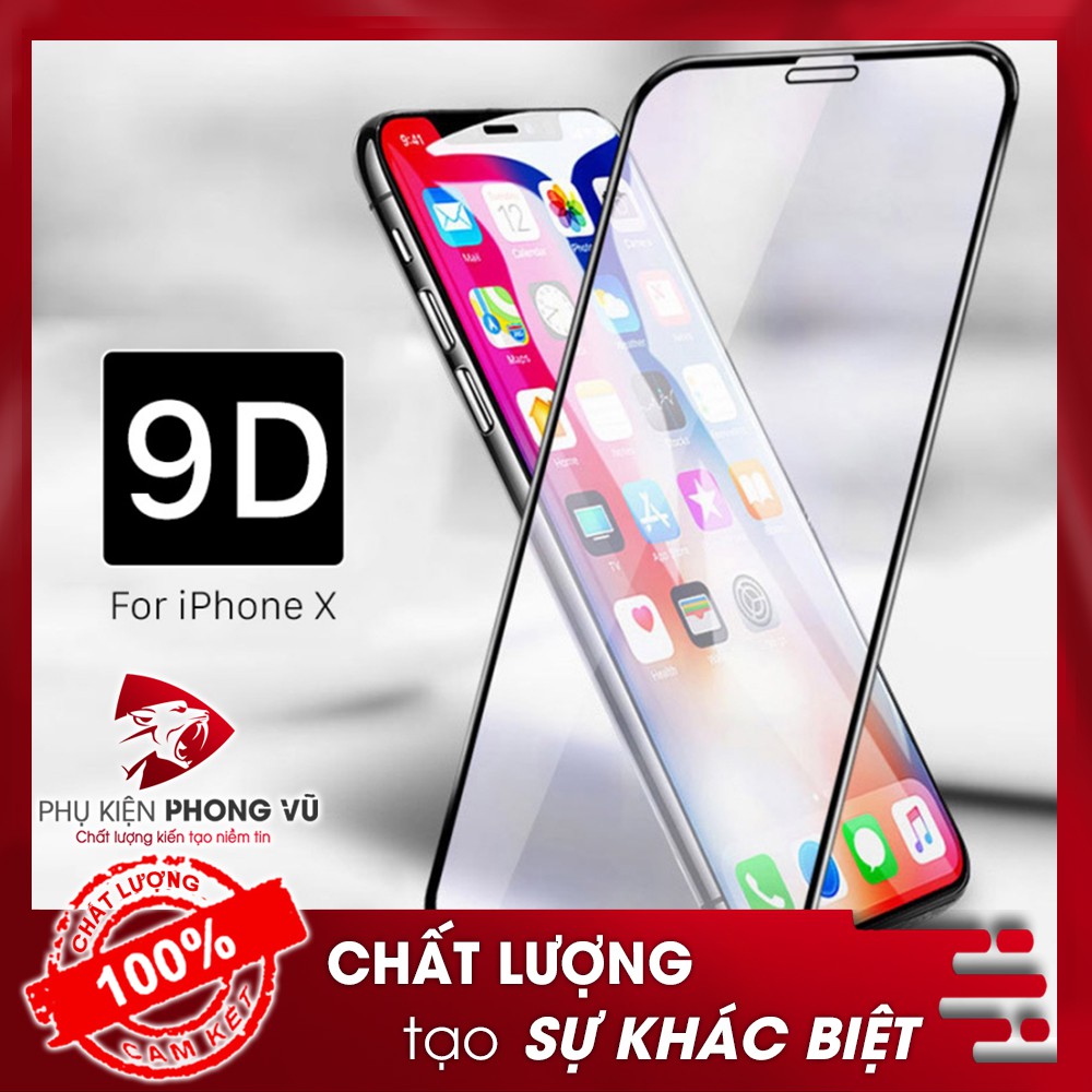 [FULL MÀN HÌNH] Kính cường lực iphone 9D full màn cho Iphone 6/6s/6plus/7/7s/7plus/8/8plus/X/XsMax