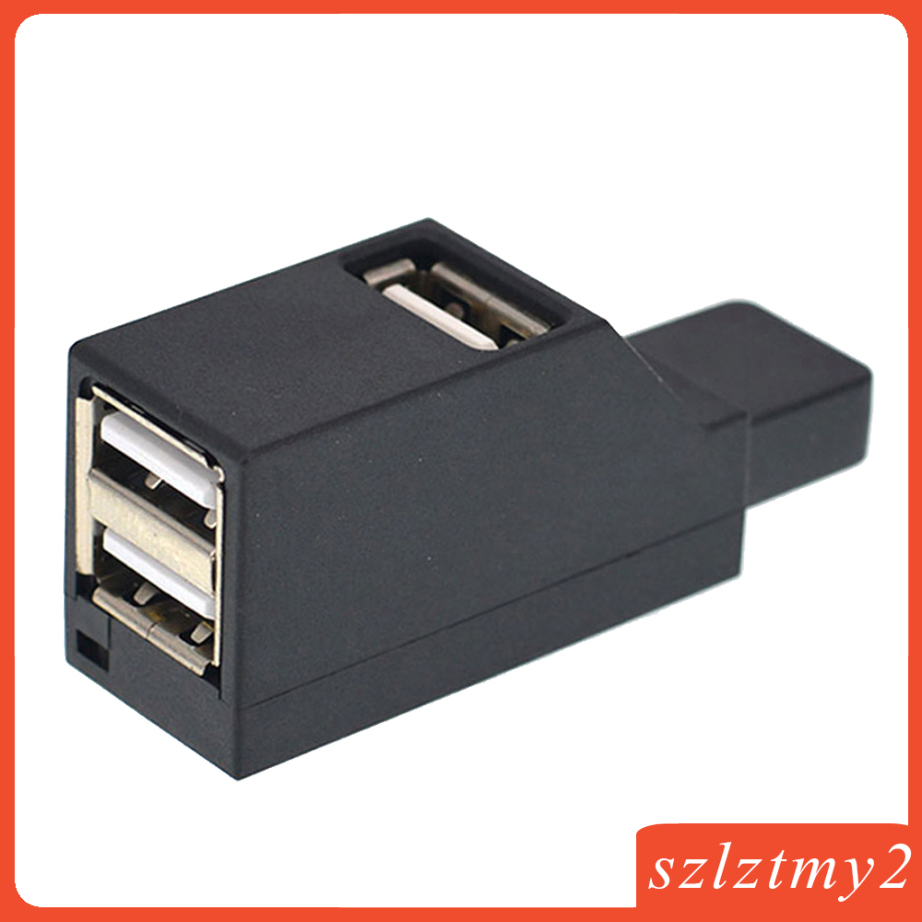 [galendale] USB 2.0 3Ports Splitter Adapter Hub for PC Expansion up to 480mbps Black | BigBuy360 - bigbuy360.vn