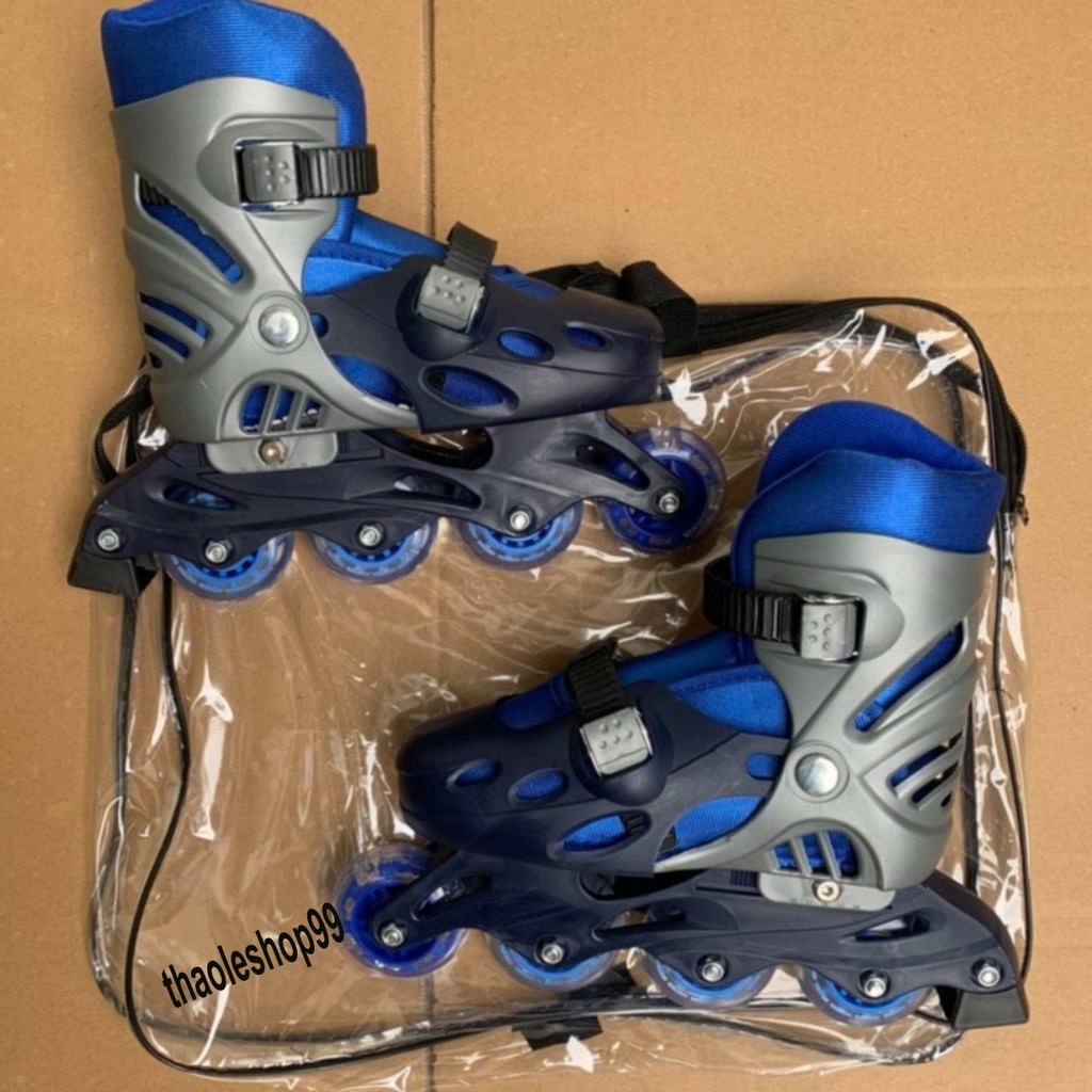 Giày trượt Patin trẻ em, người lớn Sports đủ size-Giày trượt patin thể thao + Bộ bảo hộ