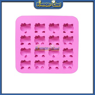 Khuôn Silicon Socola 16 Kitty icon cảm xúc