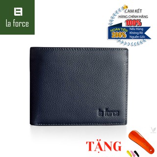 Ví Da Bò Nam LAFORCE Dáng Ngang Cao Cấp VLAN3501-1-X Tặng Đón Gót Tiện Lợi