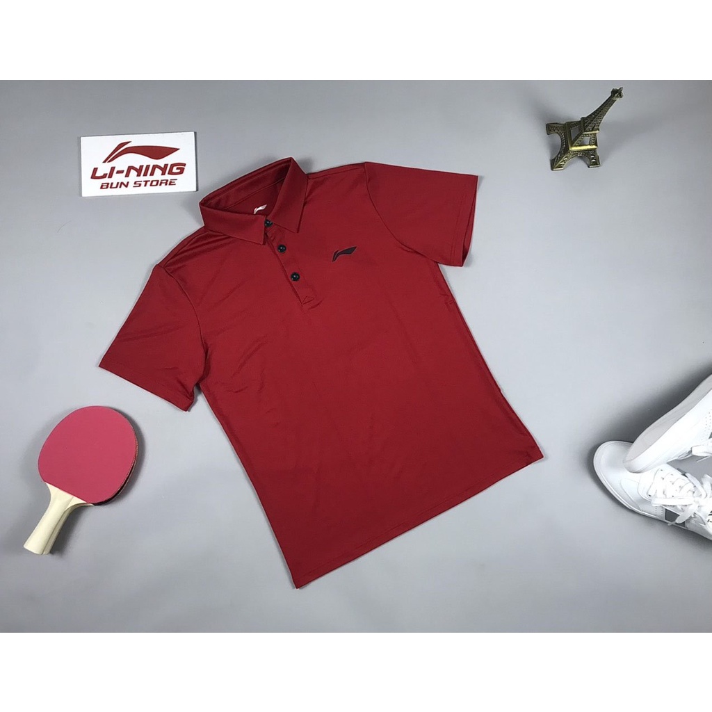 Áo Polo CHÍNH HÃNG Lining APLR286, 5 màu, co giãn 4 chiều, thoải mái trong mọi cử động