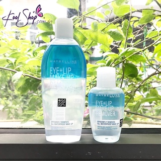 Nước tẩy trang mắt và môi Maybelline New York eye+lip makeup remover☘️Hàng chính hãng 100%_ Có tem cty☘️