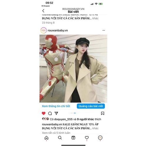 Áo khoác dáng dài