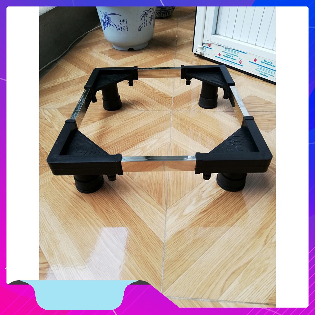 Kệ Để Chân Máy Lọc Nước Inox Đa Năng Cao Cấp QP - Điều Chỉnh Theo Kích Thước Trụ Inox, Đế Cao Su | BigBuy360 - bigbuy360.vn