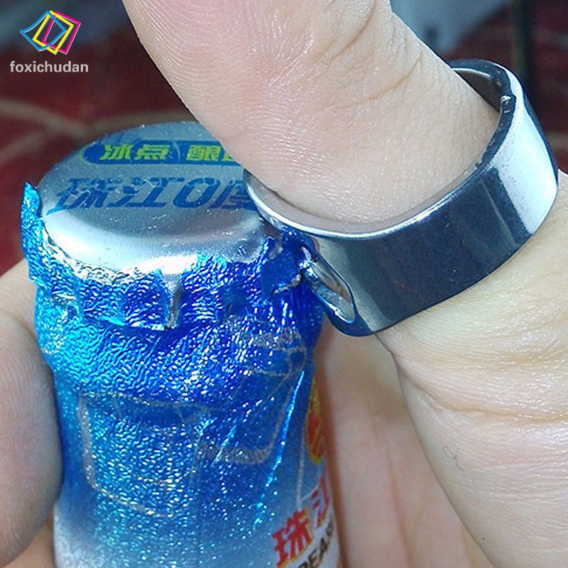 Sale 70% Nhẫn đeo ngón tay dạng nhẫn , được làm từ thép không gỉ , dùng khui bia,  Giá gốc 20,000 đ - 15C152