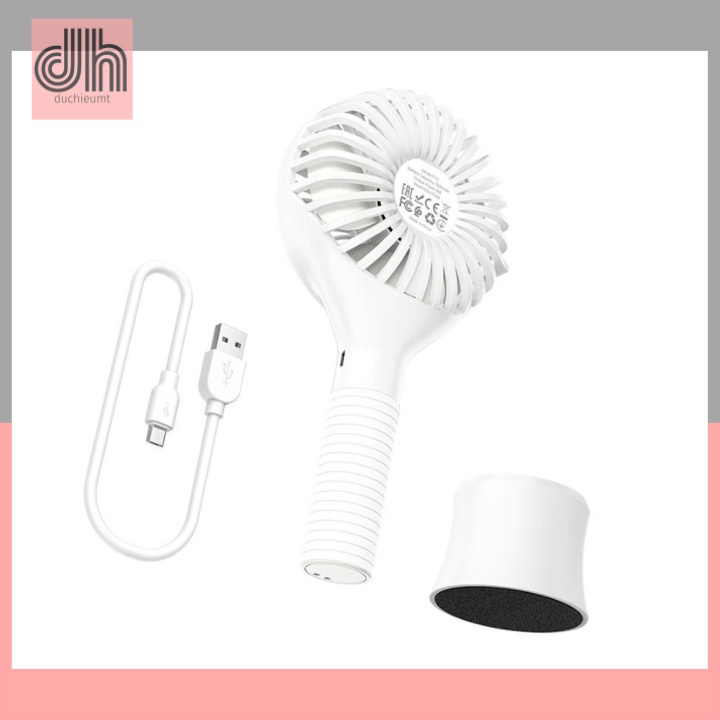 Quạt tích điện mini du lịch Hoco F13