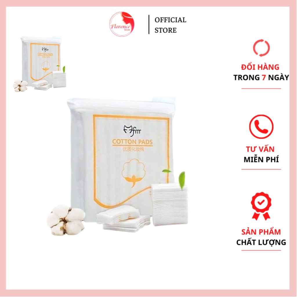 Bông tẩy trang 3 lớp FM Cotton Pads 222 miếng nội địa Trung