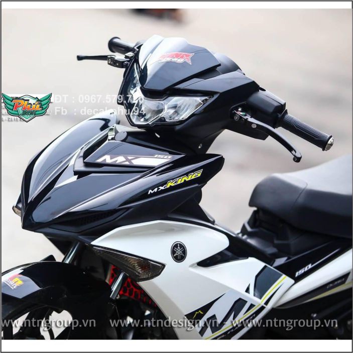 Tem rời Exciter 150 Mx đen trắng 2019 (B)