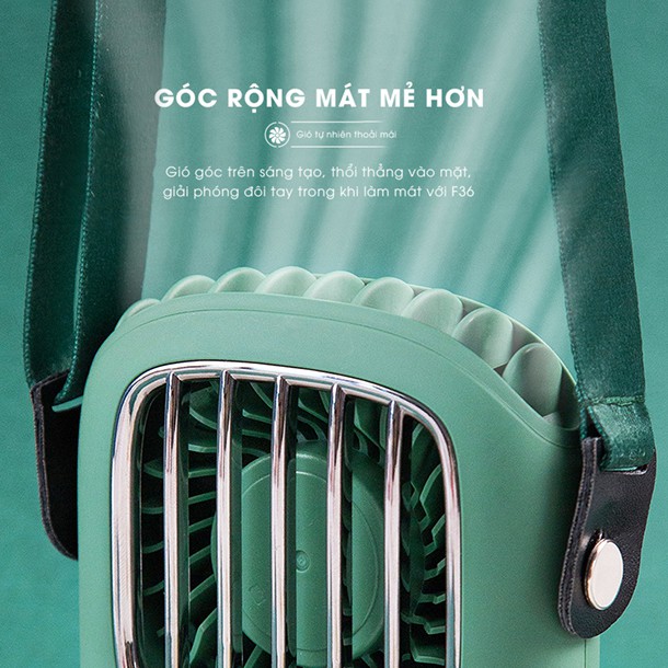 Quạt đeo cổ Remax F36 - Hàng chính hãng | BigBuy360 - bigbuy360.vn