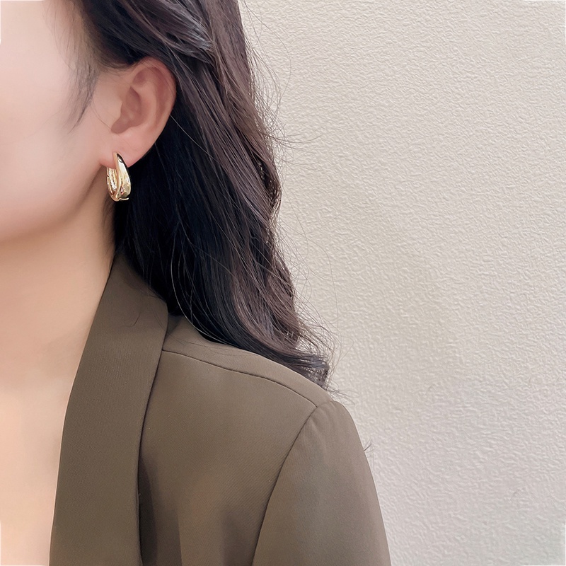 Khuyên Tai Mạ Vàng Thiết Kế Mới Cao Cấp Thời Trang