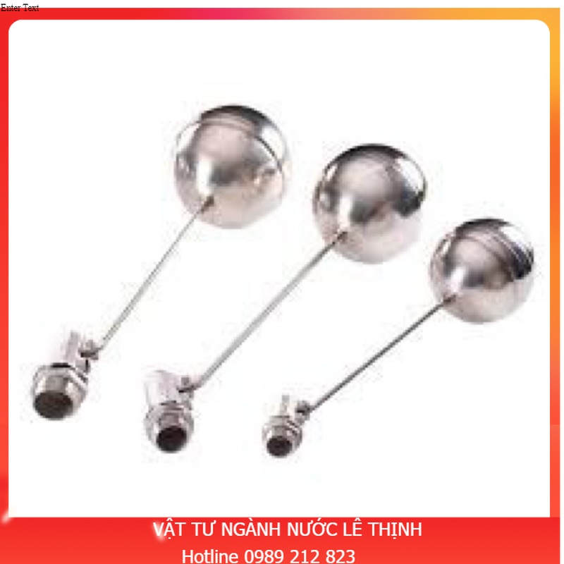 Van Phao Cơ INOX Bóng Có Cát phi 1/2-3/4 (21mm-27mm)