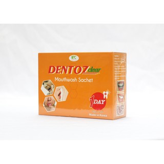 Nước xúc miệng Dentoz dạng gói tiện dụng, hết hôi miệng, nhiệt miệng 12ml/1g