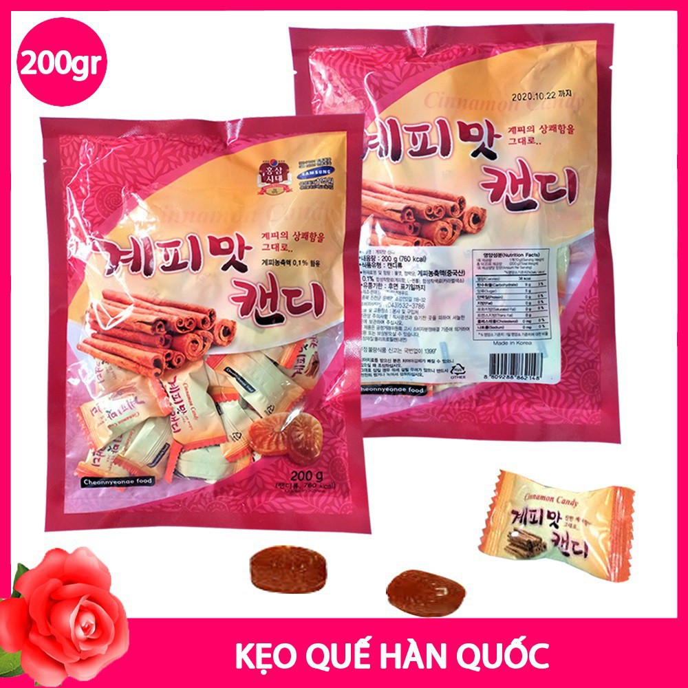 KẸO QUẾ CỨNG HÀN QUỐC