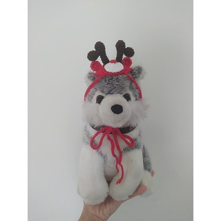 Nón len cho thú cưng NÓN TUẦN LỘC ĐỎ MINI handmade cho PET chó, mèo,. thỏ, chuột ú.....