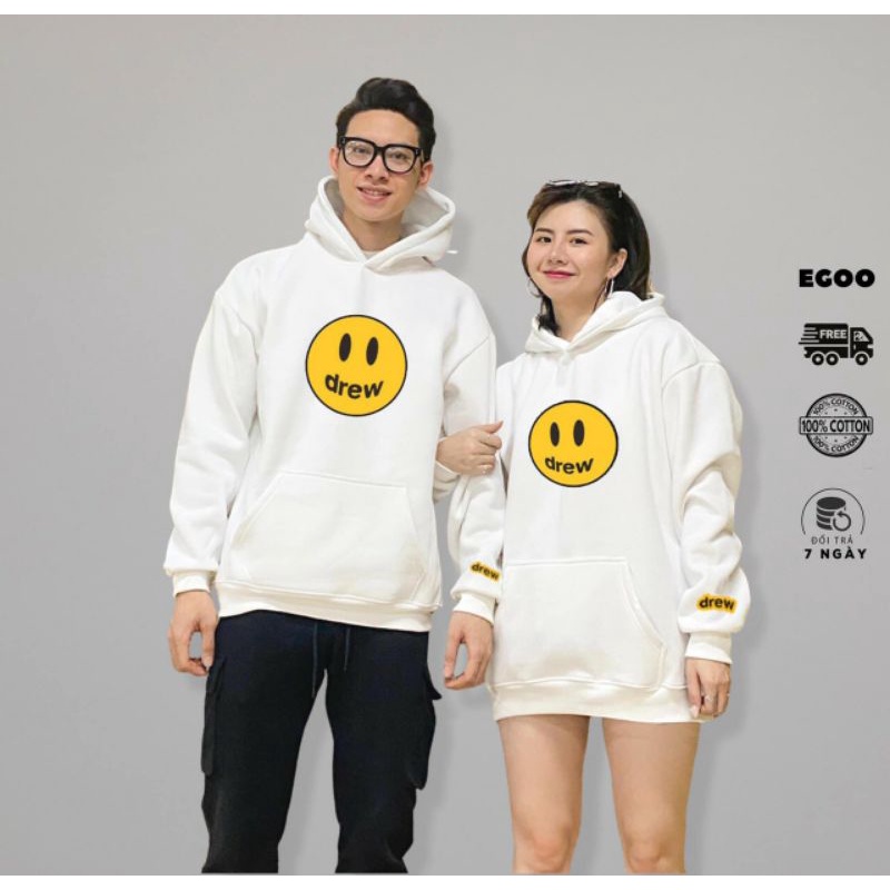 [TẾT ĐẾN RỒI VUI LÊN ĐI] HOODIE CƯỜI CHẤT NỈ COTTON MỀM MỊN 5 MÀU HỒNG XANH TRẮNG XÁM SỮA MẶC ĐÔI MẶC NHÓM CỰC CHẤT
