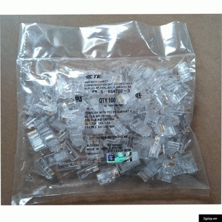 Hạt mạng RJ45 nhựa (túi 100 hạt)