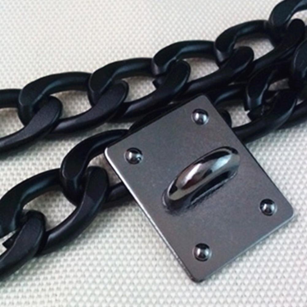 Móc khóa kim loại hình trái tim/ vuông diy gắn ốp điện thoại H1U6