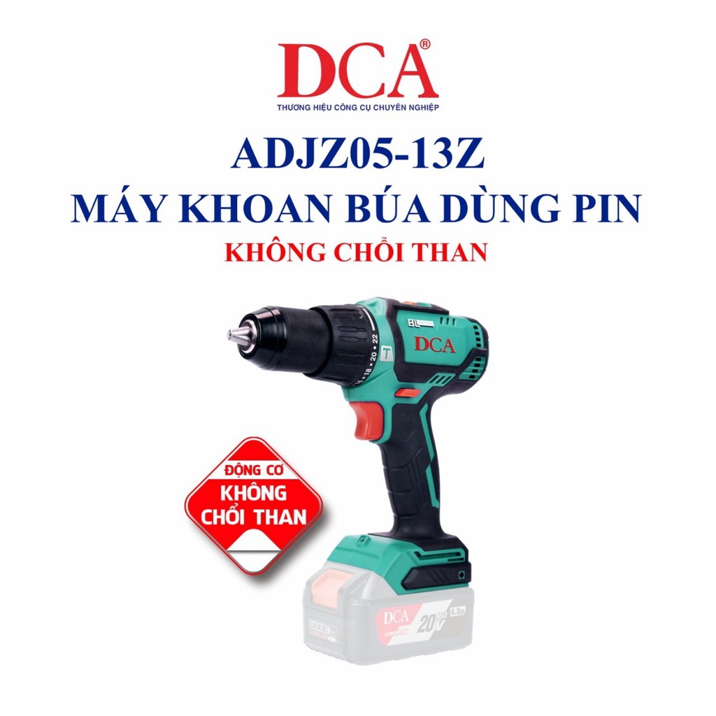MÁY KHOAN BÚA DÙNG PIN 20V DCA ADJZ05-13Z