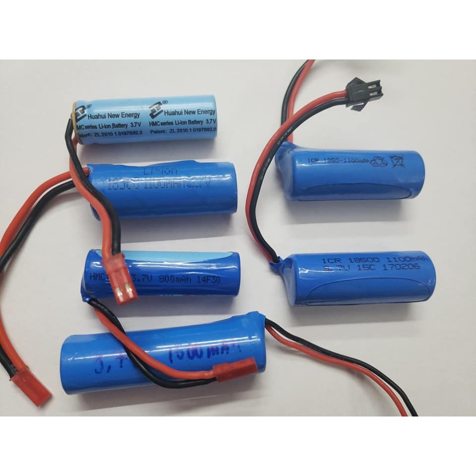 Xuongpinoto Pin Li-ion 3.7V dung lượng 800mah 1100mah 1500mah,hàng mới chất lượng 90% giá rẻ