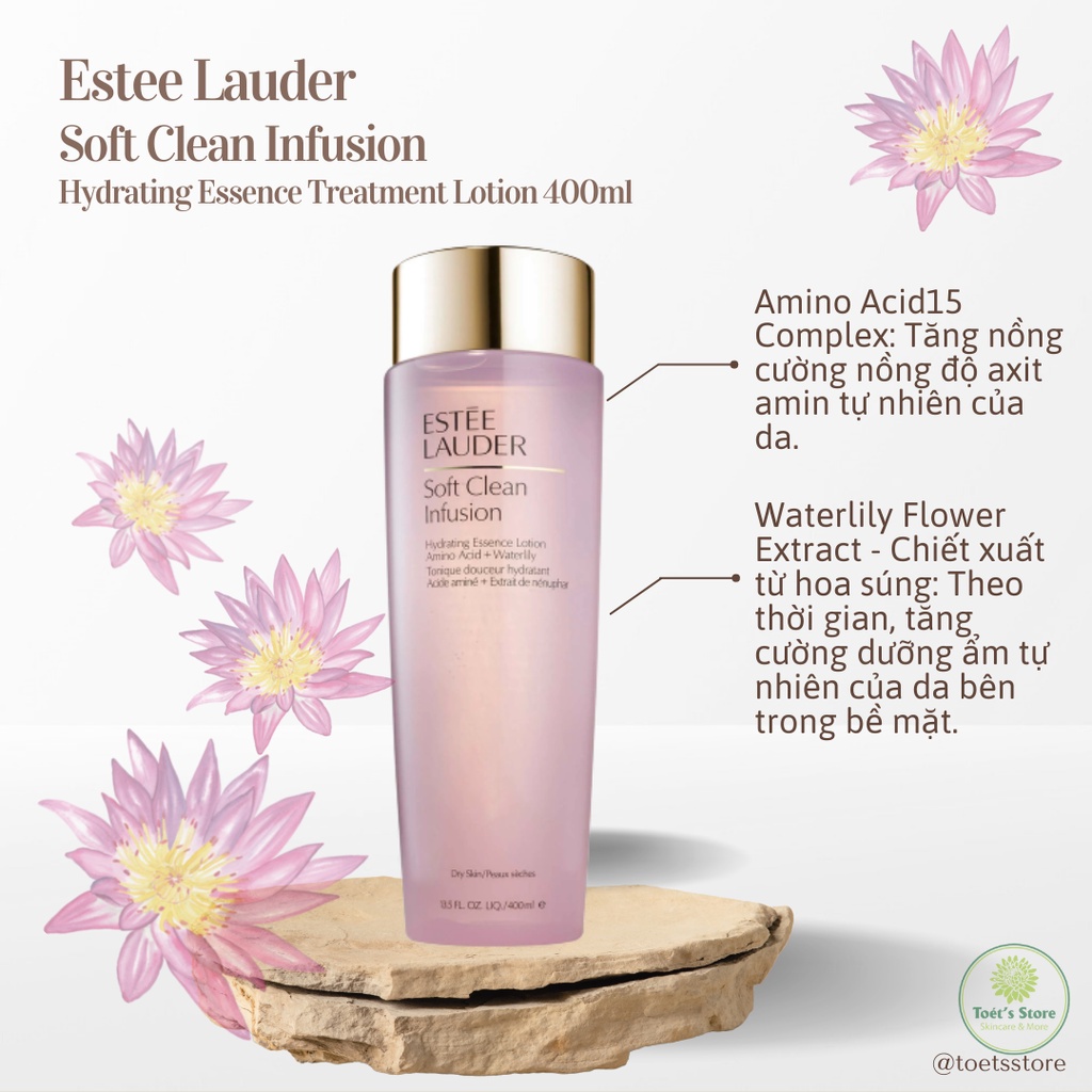 Nước hoa hồng Estee Lauder Soft Clean Lotion 400ml