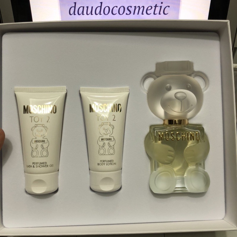 [ set fullsize ] Set Nước hoa Moschino Toy 2 EDP 50ml + lotion 50ml + Shower Gel 50ml | BigBuy360 - bigbuy360.vn