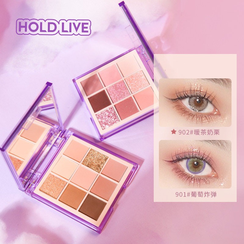 [ HOLD LIVE ] Bảng Phấn Mắt 9 Ô Màu HOLDLIVE Gấu Tím Maddie Bear HL469 | BigBuy360 - bigbuy360.vn