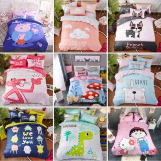 Bộ chăn ga 3D cotton trẻ em ( ib chọn mẫu)