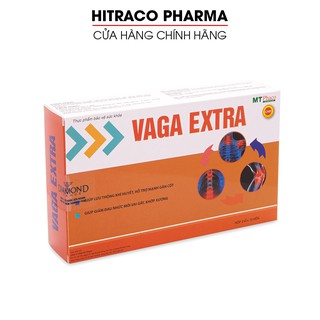 VAGA EXTRA giảm đau nhức mỏi vai gáy, xương khớp, lưu thông khí huyết - 30 viên [VAGA EXTRA ]