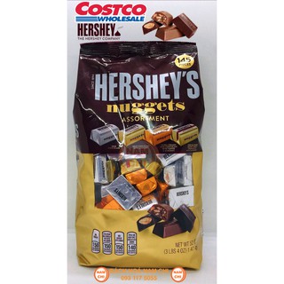 [DATE 2021] Kẹo Socola Hershey's Nuggets 145 Viên 1.47kg Đủ 4 Vị