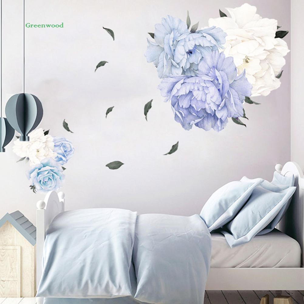 Giấy dán tường trang trí phòng hình hoa mẫu đơn