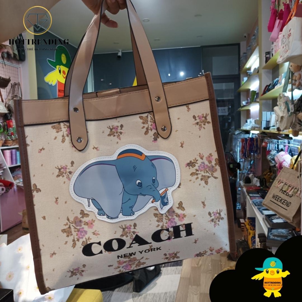 [ hot trend ] TÚI XÁCH COACH HÌNH VOI DISNEY SIZE 30 SIÊU XỊN mẫu mới 2022