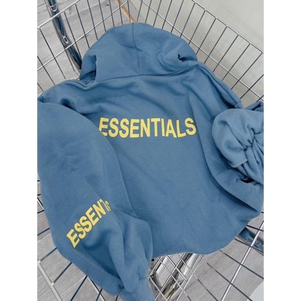 Áo Khoác Nỉ Mũ Hai Lớp Essen Chất Nỉ 2 Lớp Dầy Dặn, Form Rộng Dễ Mặc, Unisex Nam Nữ(Hàng Sẵn, Ảnh Thật)