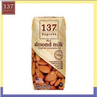 Sữa Hạnh Nhân 137 Degrees Không Đường 180ml