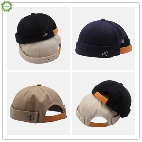 Nón lưỡi trai unisex không vành phong cách hip hop Hàn Quốc độc đáo