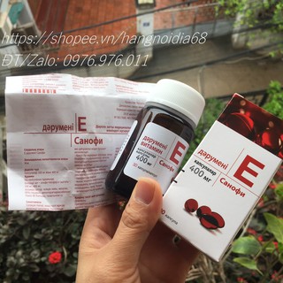 Vitamin E đỏ 400mg lọ 30 viên của Nga