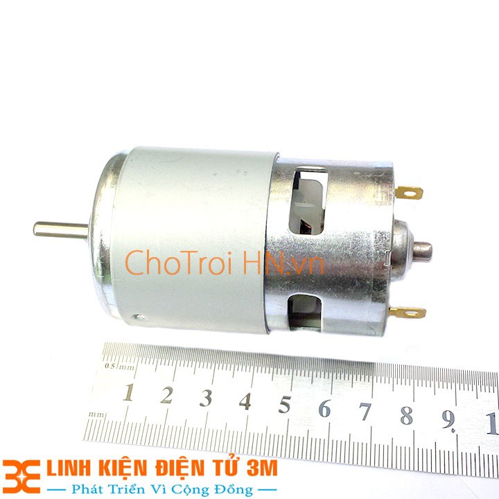 Máy Khoan 775 Tự Chế Từ Động Cơ 775 Trục D + Phụ Kiện V2 ( Kèm Nguồn Tổ Ong 12V-10A Cực Khỏe )
