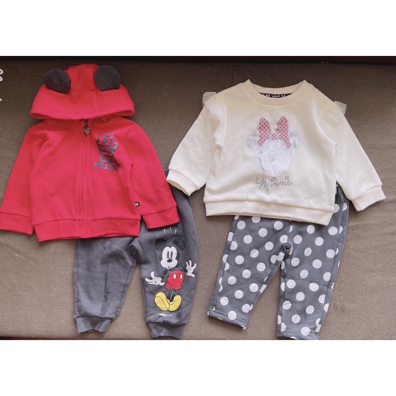 Set nỉ bông Disney dư cho bé trai bé gái