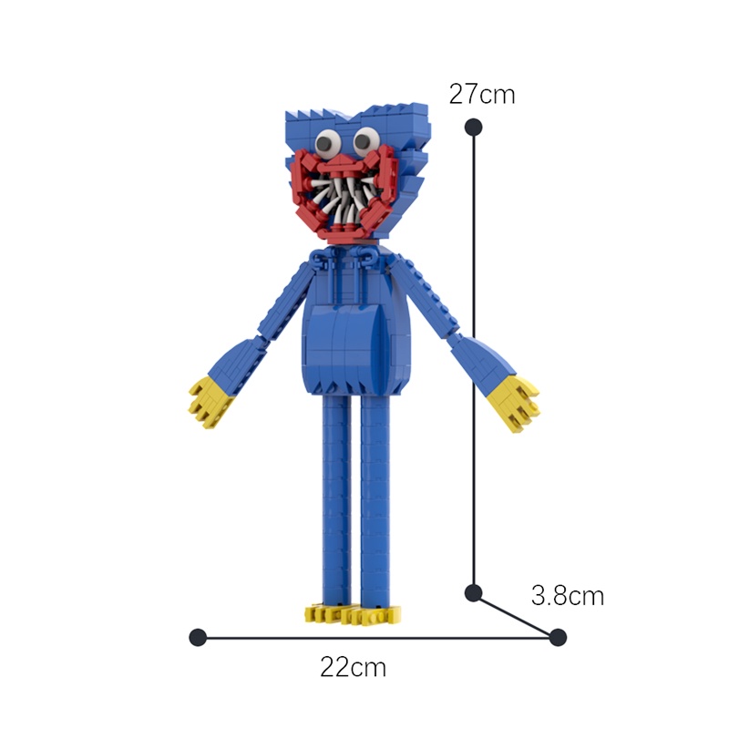 Sluban Bộ đồ chơi lắp ráp hình nhân vật Huggy Wuggy trong game Poppy Playtime 304 mảnh cho bé 27x22x3.8 cm