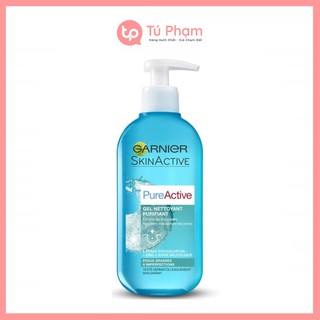 Sữa Rửa Mặt Garnier Skin Active Pure Active Gel Nettoyant Purifiant 200ml