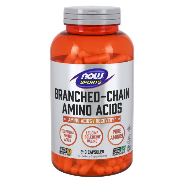 TP Bổ Sung Now Sport Branched Chain Amino Acids Giúp Phát Triển, Khôi Phục, Tái Tạo Tế Bào Cơ Hỗ Trợ Luyện Tập 240 Viên
