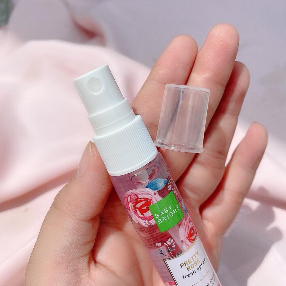 Xịt Thơm Baby Bright Body Mist So Cute Hương Hoa Hồng - Xịt Thơm Toàn Thân, Quần Áo 20ml