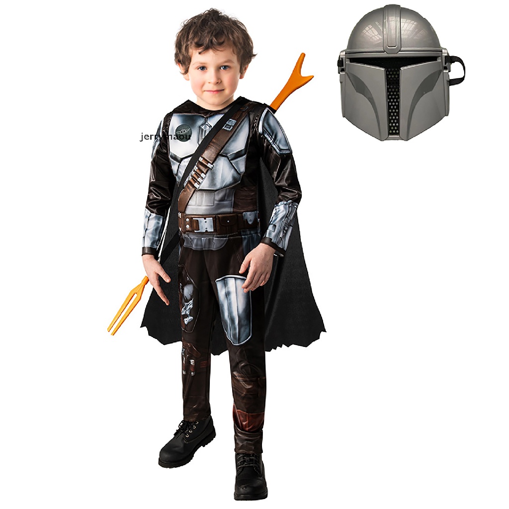 Bộ Đồ Hóa Trang Nhân Vật Mandalorian Trong Phim Star Wars Độc Đáo Cho Bé