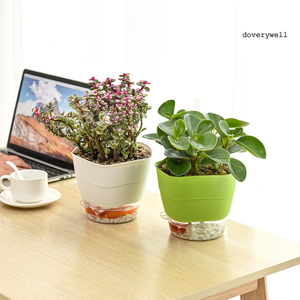 Chậu hoa bằng nhựa PP tự tưới nước có thể tháo rời tiện dụng