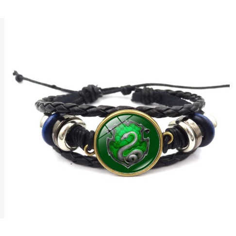 VÒNG TAY DA LOGO HOGWARTS thời trang