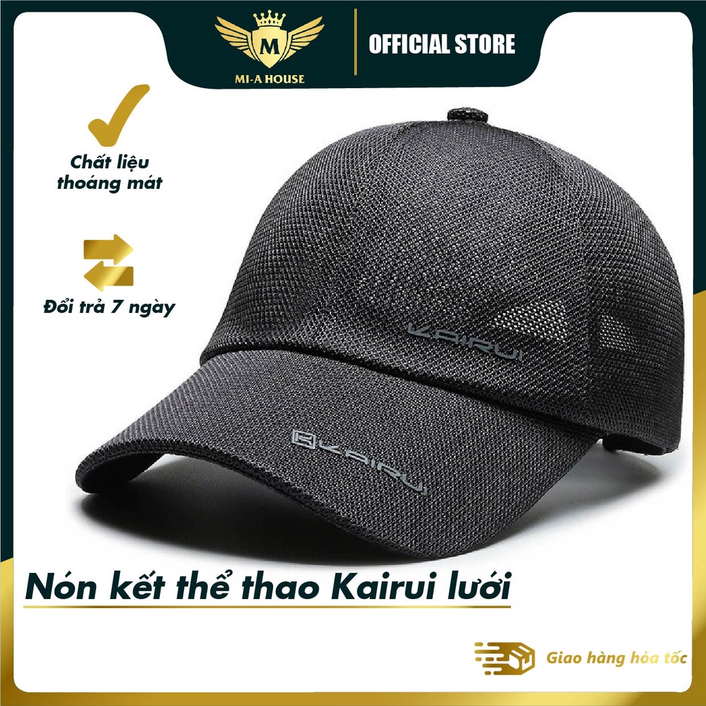 Mũ lưỡi trai - Nón kết thể thao Kairui lưới phong cách cá tính