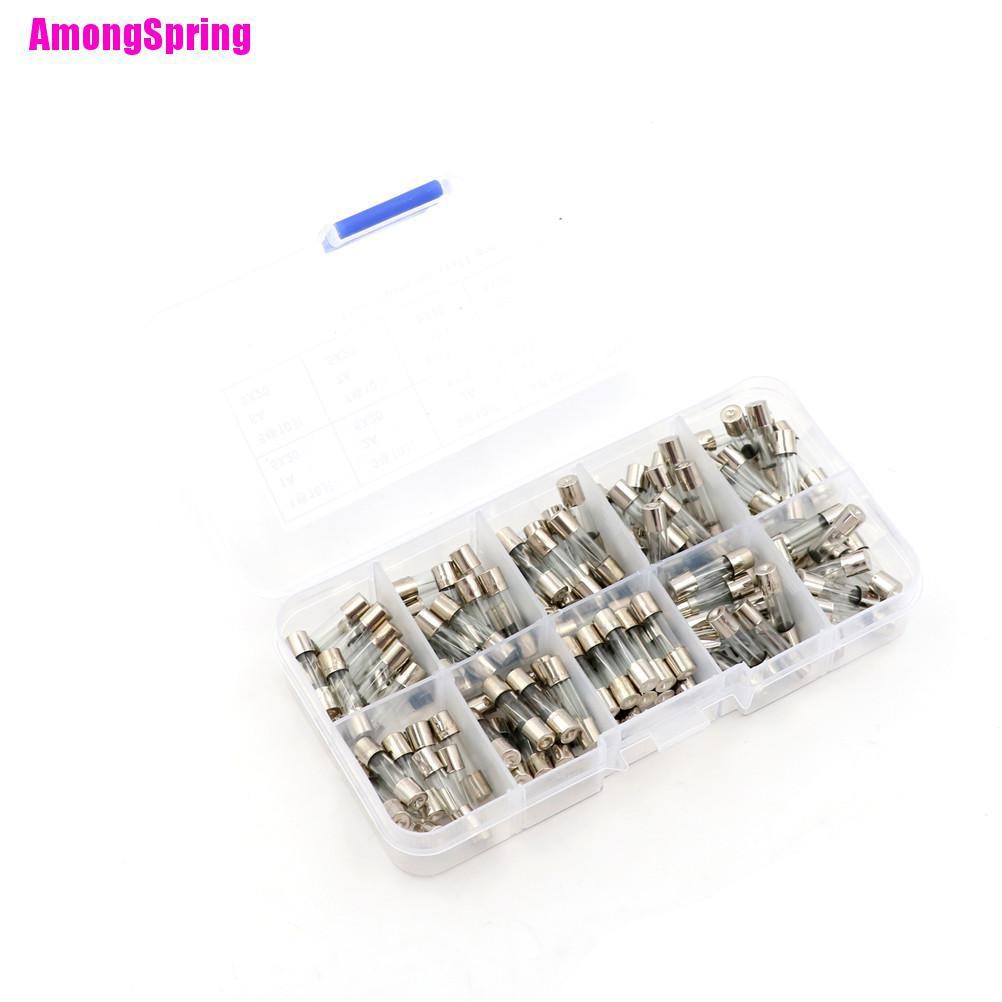 Set 100 Cầu Chì Sứ 5mm X 20mm 1a - 20a 250v