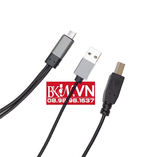 Dây live xox kết nối sound card qua qua OTG Type C