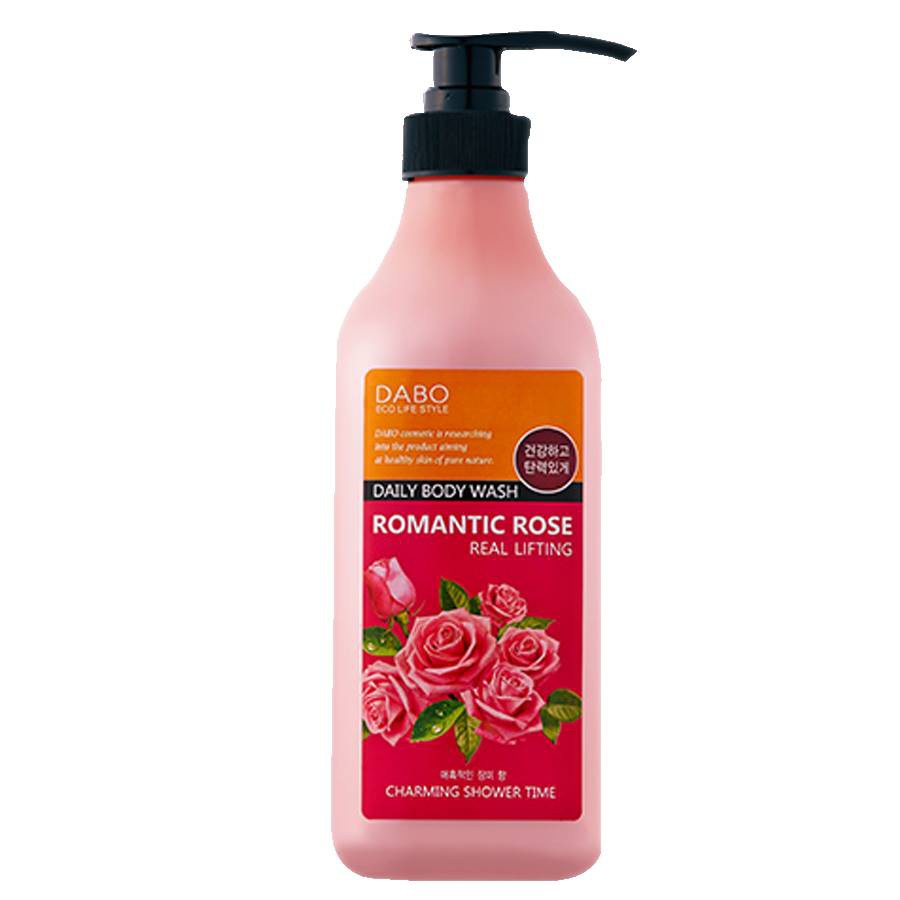 Sữa tắm hoa hồng thơm lâu, trắng da, sạch nhờn DABO ROSE hàn quốc 750ml/Chai- HÀNG CHÍNH HÃNG