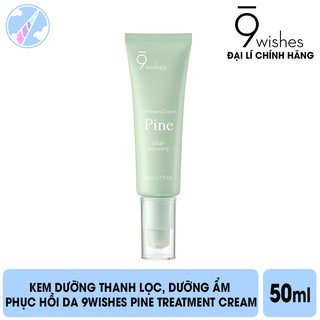 Kem Dưỡng Thanh Lọc Dưỡng Ẩm Phục Hồi Da 9Wishes Pine Treatment Cream 50Ml